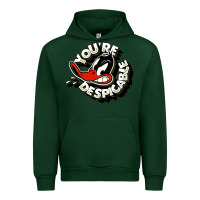 Forest Green you're despicable Urban Hoodie - artisFamous