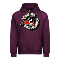 Mauve Wine you're despicable Urban Hoodie - artisFamous