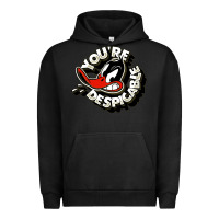 Pigment Black you're despicable Urban Hoodie - artisFamous
