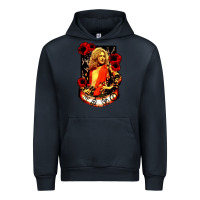 Navy vintage image robert plant Urban Hoodie - artisFamous