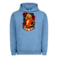 Pigment Pebble Blue vintage image robert plant Urban Hoodie - artisFamous