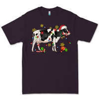 Plum christmas holstein cow Premium Tee - CowGirlArtShop