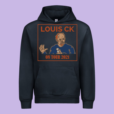 Louis C.k. Urban Hoodie Designed By Artisfamous