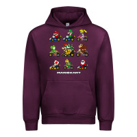 Mauve Wine mariokart Urban Hoodie - artisFamous