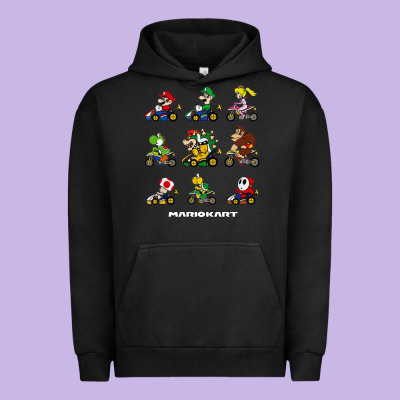 Mariokart Urban Hoodie Designed By Artisfamous