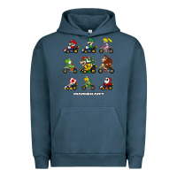 Pigment Midnight Navy mariokart Urban Hoodie - artisFamous