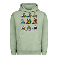 Pigment Oil Green mariokart Urban Hoodie - artisFamous