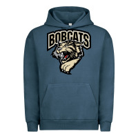 Pigment Midnight Navy bismarck bobcats Urban Hoodie - artisFamous