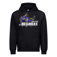 Black lone star brahmas Urban Hoodie - artisFamous