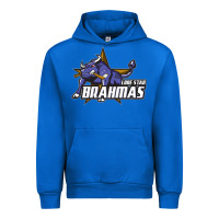 Cobalt lone star brahmas Urban Hoodie - artisFamous