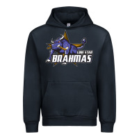 Navy lone star brahmas Urban Hoodie - artisFamous
