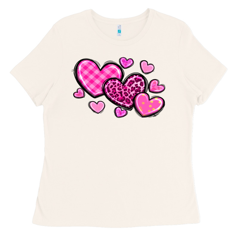 Love Hearts Ladies Tee by OliviaCreatesArt | Teevron