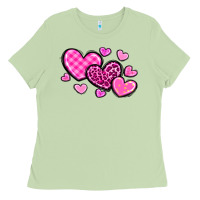 Matcha love hearts Ladies Tee - OliviaCreatesArt