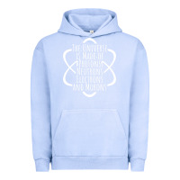 Pigment Grape Ice funny science geek universe is made of morons white Urban Hoodie - artisFamous