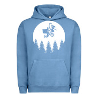 Pigment Pebble Blue xenomorph phone home funny Urban Hoodie - artisFamous