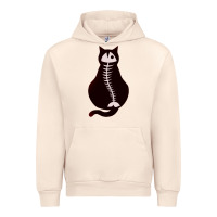 Sandshell Cat with Fish Bone Urban Hoodie - artisFamous