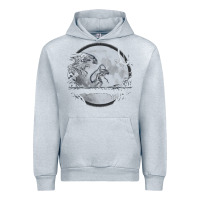 Heather Grey alien mata Urban Hoodie - artisFamous
