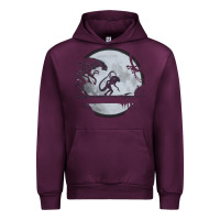 Mauve Wine alien mata Urban Hoodie - artisFamous