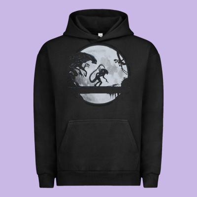 Alien Mata Urban Hoodie Designed By Artisfamous