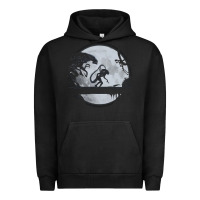 Pigment Black alien mata Urban Hoodie - artisFamous