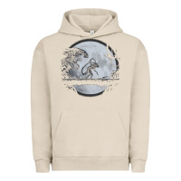 Pigment French Oak alien mata Urban Hoodie - artisFamous