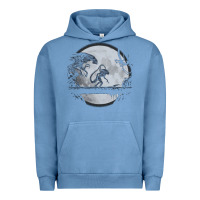 Pigment Pebble Blue alien mata Urban Hoodie - artisFamous