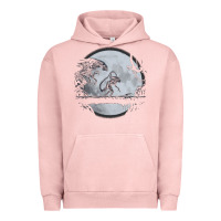Pigment Salmon alien mata Urban Hoodie - artisFamous