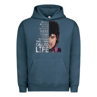 Pigment Midnight Navy dearly beloved we are gathered here Urban Hoodie - artisFamous