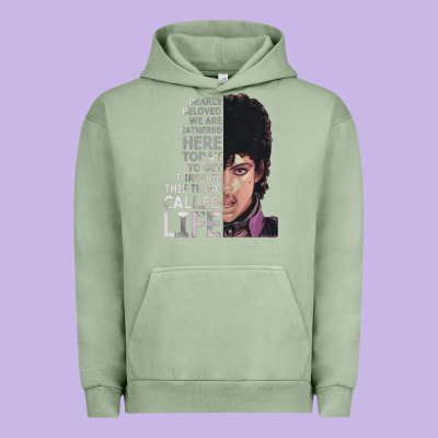 Dearly Beloved We Are Gathered Here Urban Hoodie Designed By Artisfamous