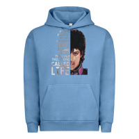 Pigment Pebble Blue dearly beloved we are gathered here Urban Hoodie - artisFamous