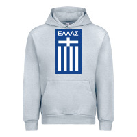 Heather Grey greece national football Urban Hoodie - artisFamous