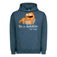 Pigment Midnight Navy be a goldfish ted losso Urban Hoodie - artisFamous