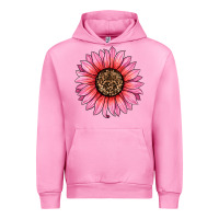 Fuchsia Pink valentines day sunflower Urban Hoodie - RanaPortraitStore