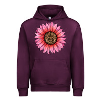 Mauve Wine valentines day sunflower Urban Hoodie - RanaPortraitStore