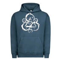 Pigment Midnight Navy coheed and cambria Urban Hoodie - artisFamous