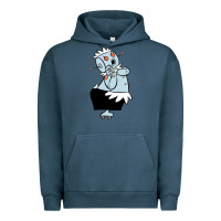 Pigment Midnight Navy The Jetsons funny robot cartoon Urban Hoodie - artisFamous