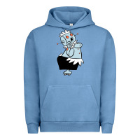 Pigment Pebble Blue The Jetsons funny robot cartoon Urban Hoodie - artisFamous