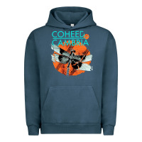 Pigment Midnight Navy coheed and cambria Urban Hoodie - artisFamous