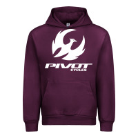 Mauve Wine pivot cycles Urban Hoodie - artisFamous