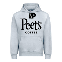 Heather Grey Coffee Art Urban Hoodie - artisFamous