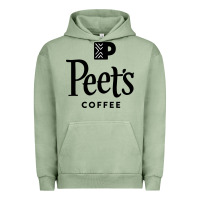 Pigment Oil Green Coffee Art Urban Hoodie - artisFamous