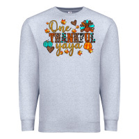 Heather Grey one thankful yaya Premium Sweatshirt - JahusDesignShop