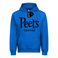 Cobalt Coffee Art Urban Hoodie - artisFamous