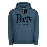 Pigment Midnight Navy Coffee Art Urban Hoodie - artisFamous
