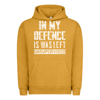 Pigment Peanut Butter in my defence i was left unsupervised Urban Hoodie - artisFamous
