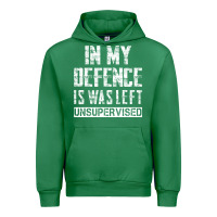 Emerald in my defence i was left unsupervised Urban Hoodie - artisFamous