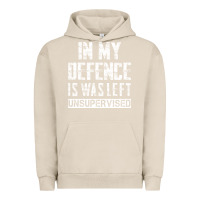 Pigment French Oak in my defence i was left unsupervised Urban Hoodie - artisFamous