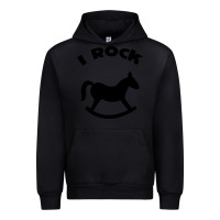 Black i rock funny Urban Hoodie - artisFamous