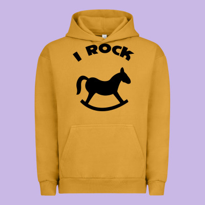 I Rock Funny Urban Hoodie Designed By Artisfamous