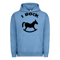 Pigment Pebble Blue i rock funny Urban Hoodie - artisFamous